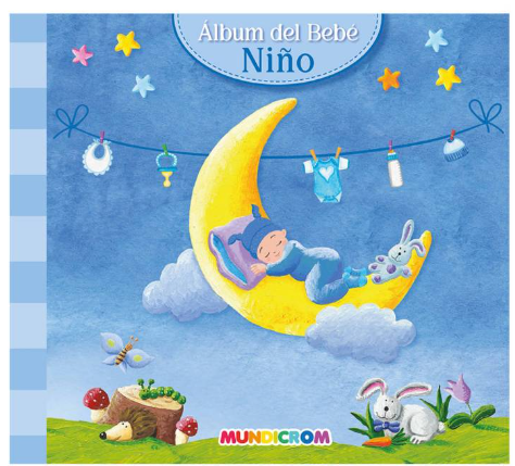 LIBRO MUNDICROM ALBUM DEL BEBE NIÑO 1