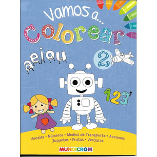 LIBRO MUNDICROM VAMOS A COLOREAR 2
