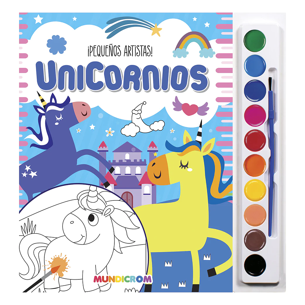 LIBRO PEQUEÑOS ARTISTAS MUNDICROM UNICORNIOS 1