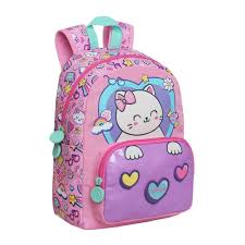 MOCHILA HEAD POP CAT PRINTS ROSADO 8 LTS 1