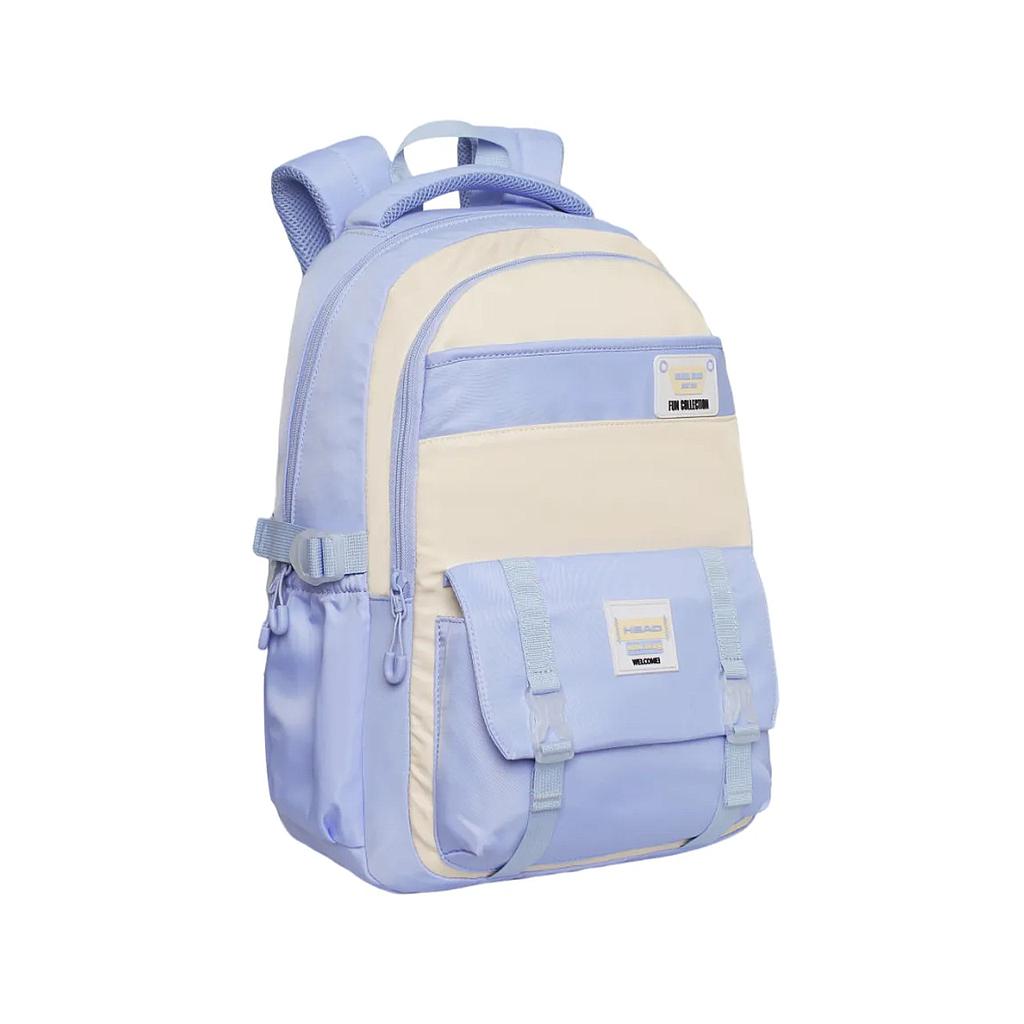MOCHILA HEAD VENZA COLOR BLOCK CELESTE 28 LTS 1