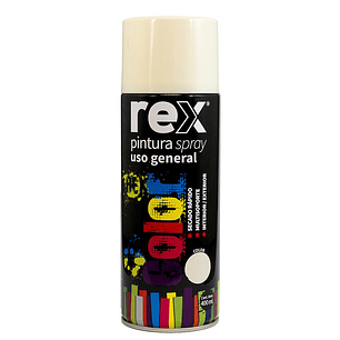 PINTURA SPRAY REX USO GENERAL BLANCO BRILLANTE 400ML