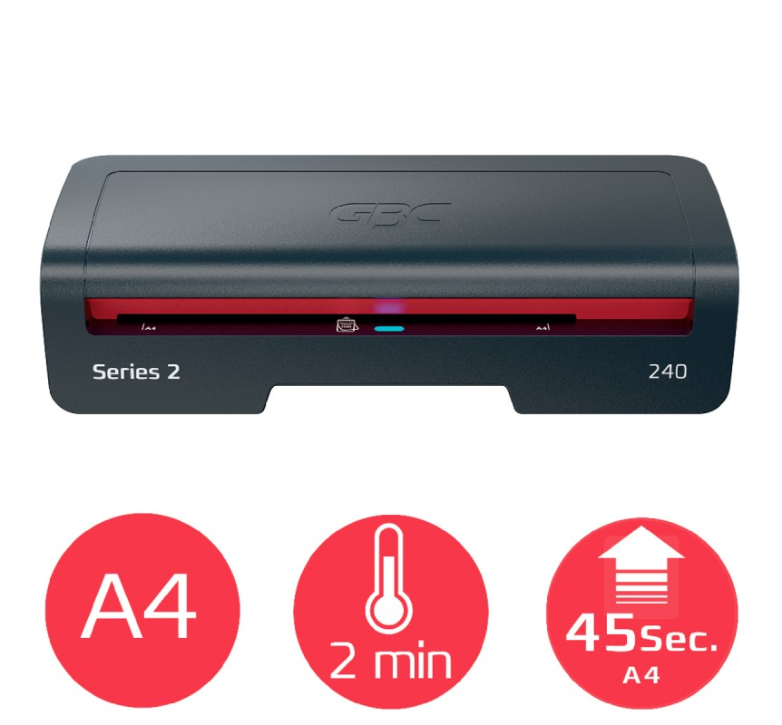 TERMOLAMINADORA GBC 240 A4 75-125MIC 1