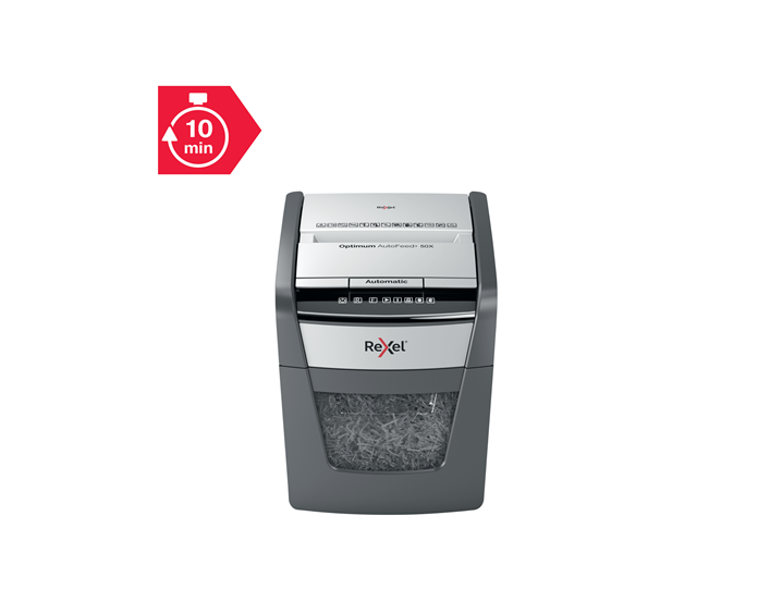 TRITURADORA DE PAPEL REXEL AUTOFEED 50X P4 N°20220050XEU 20LT 1