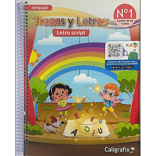 CALIGRAFIX PREESCOLAR N°1 (4 AÑOS) TRAZOS Y LETRAS SCRIPT