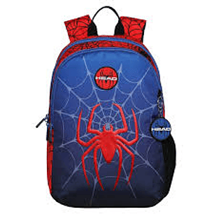 MOCHILA HEAD BIONICA ARAÑA ROJO 20 LTS