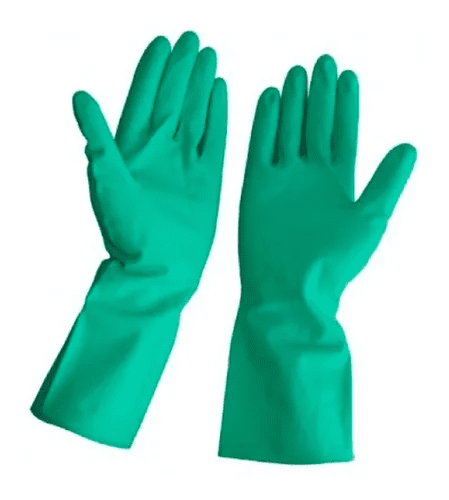 GUANTE NITRILO INDUSTRIAL L/9 C/VERDE ADICARE 1