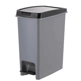 BASURERO PLASTICO CON TAPA Y PEDAL REYPLAST 12,5 LTS. 