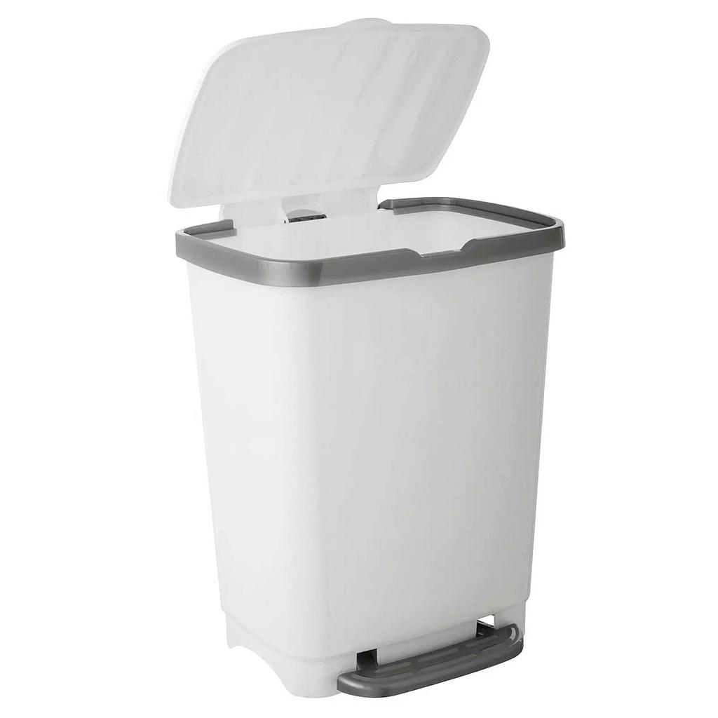 BASURERO PLASTICO CON TAPA Y PEDAL REYPLAST 25 LTS.  1