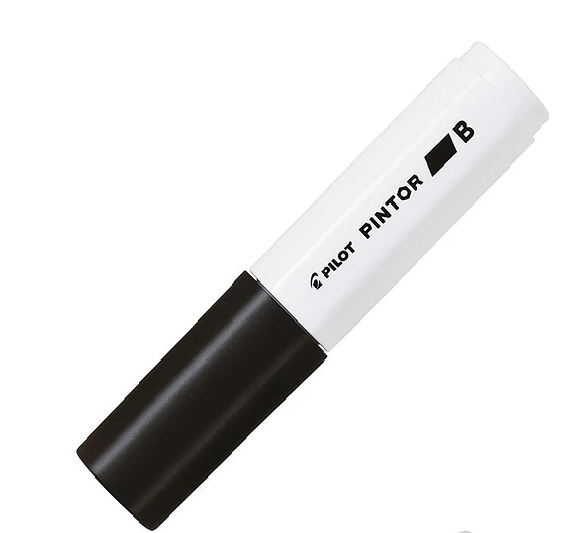 MARCADOR PILOT PINTOR BISELADO NEGRO 8.0MM 1
