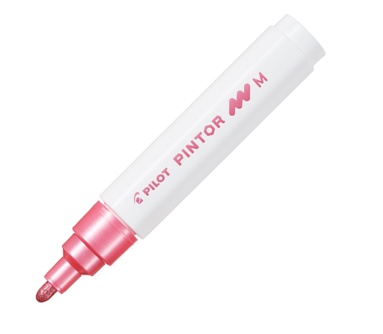 MARCADOR PILOT PINTOR MEDIO ROSADO METALICO 1.4MM PERMANENTE 1