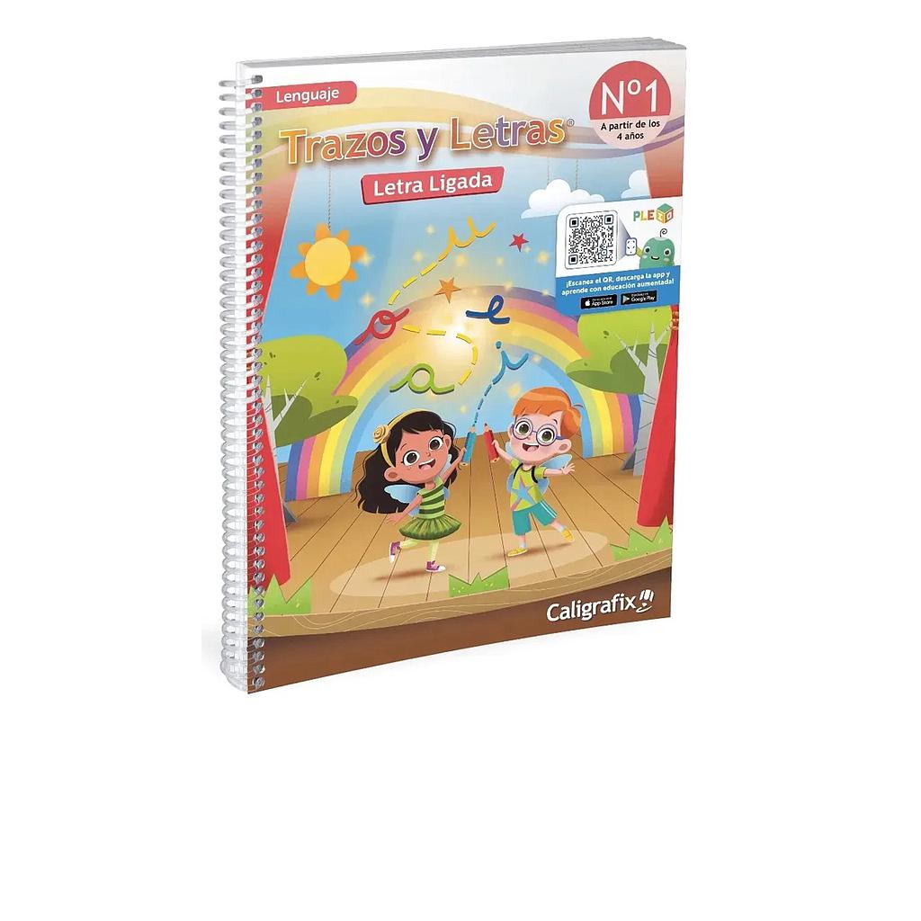 CALIGRAFIX PREESCOLAR N°1 (4 AÑOS) LENGUAJE TRAZOS Y LETRAS / LETRAS LIGADAS 1