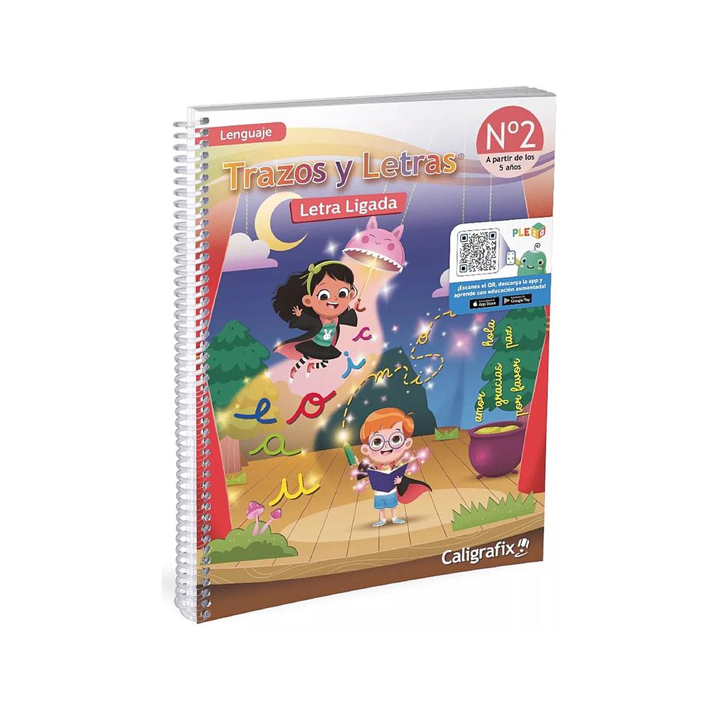 CALIGRAFIX PREESCOLAR N°2 (5 AÑOS) LENGUAJE TRAZOS Y LETRAS / LETRAS LIGADAS 1