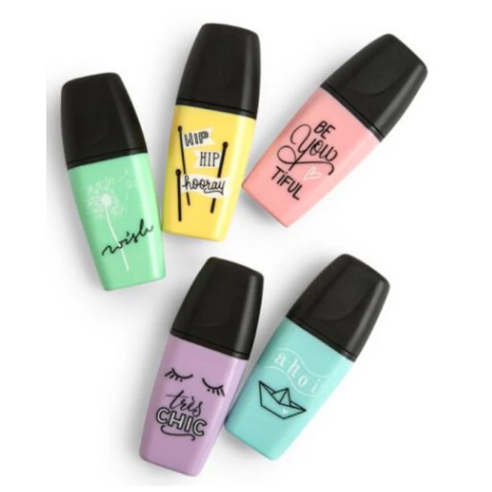 DESTACADORES STABILO BOSS MINI PASTEL 5 UND. 1