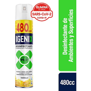DESINFECTANTE IGENIX VIRGINIA JIRAFA VAINILLA 480 cc. 
