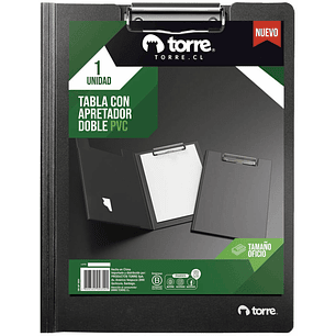 TABLA CON APRETADOR TORRE DOBLE OFICIO PVC