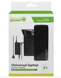 CARGADOR UNIVERSAL GENERAL POWER 45W SLIM AUTOMATICO 1