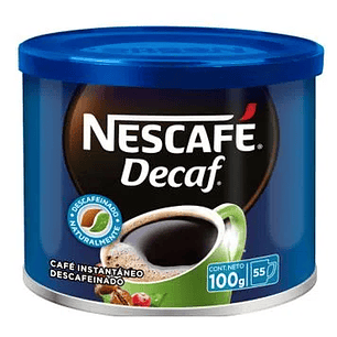 NESCAFE DECAF EN POLVO TARRO 100 grs. 