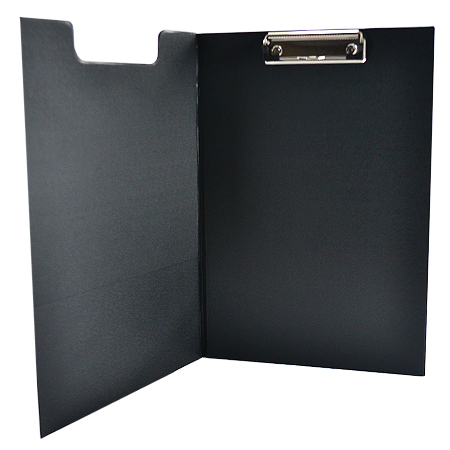 TABLA CON APRETADOR KORES DOBLE CLIP OFICIO VINILICA NEGRA (S0363) 1