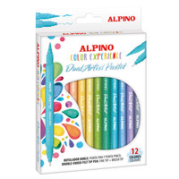 ESTUCHE ROTULADORES ALPINO COLOR EXPERIENCE DOBLE PUNTA 12 COL.PASTEL (AR000188) 1