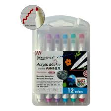MARCADORES ACRILICO GIORGIO 12 COLORES  1