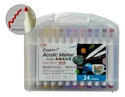 MARCADORES ACRILICOS GIORGIONE 24 COLORES  1