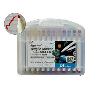 MARCADORES ACRILICOS GIORGIONE 24 COLORES 