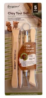 SET HERRAMIENTAS DE ARCILLA GIORGIONE 5 UNID. G-Y0006 1