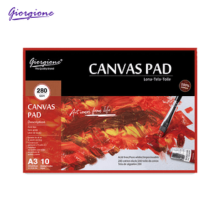 BLOCK DE LIENZO GIORGIONE A3 10HJS. 280GRS. 297X420MM (G-AC10-A3)