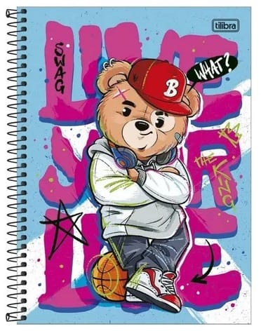 CUADERNO TILIBRA CARTA 7mm 160 Hjs 4 MATERIAS REBEL  1