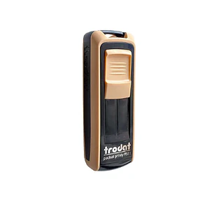 TIMBRE TRODAT POCKET PRINTY 9511 PASTEL CREMA 38 X 14MM