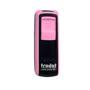 TIMBRE TRODAT POCKET PRINTY 9511 PASTEL ROSA38 X 14MM