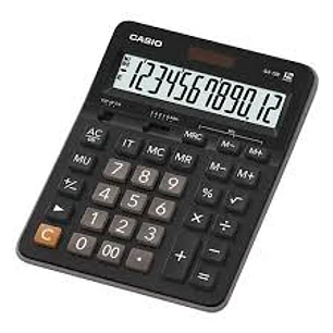 CALCULADORA CASIO GX-12B-BK 