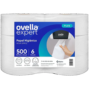 HIGIENICO JUMBO OVELLA 6 X 500 Mts ( CA )