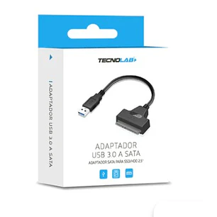ADAPTADOR USB 3.0 A SATA PARA SSD/HDD 2,5