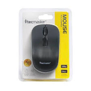 MOUSE TECMASTER INALAMBRICO 1200DPI NEGRO TM-100502-BK