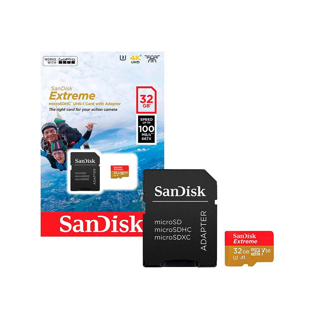 TARJETA DE MEMORIA SANDISK MICROSD 32GB ULTRA 4K 100MB/S 1