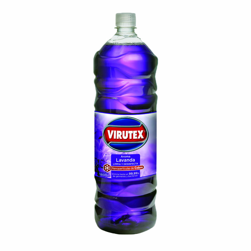 ANTIBACTERIAL VIRUTEX NANOPARTICULAS COBRE 1800 ML LAVANDA 1