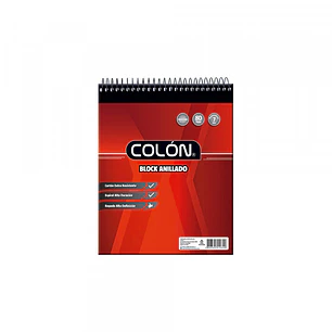 BLOCK COLON ESCOLAR ESPIRAL 7mm ( CM )