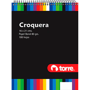 BLOCK CROQUERA TORRE 100 Hjs 16 x 21 ( CM )