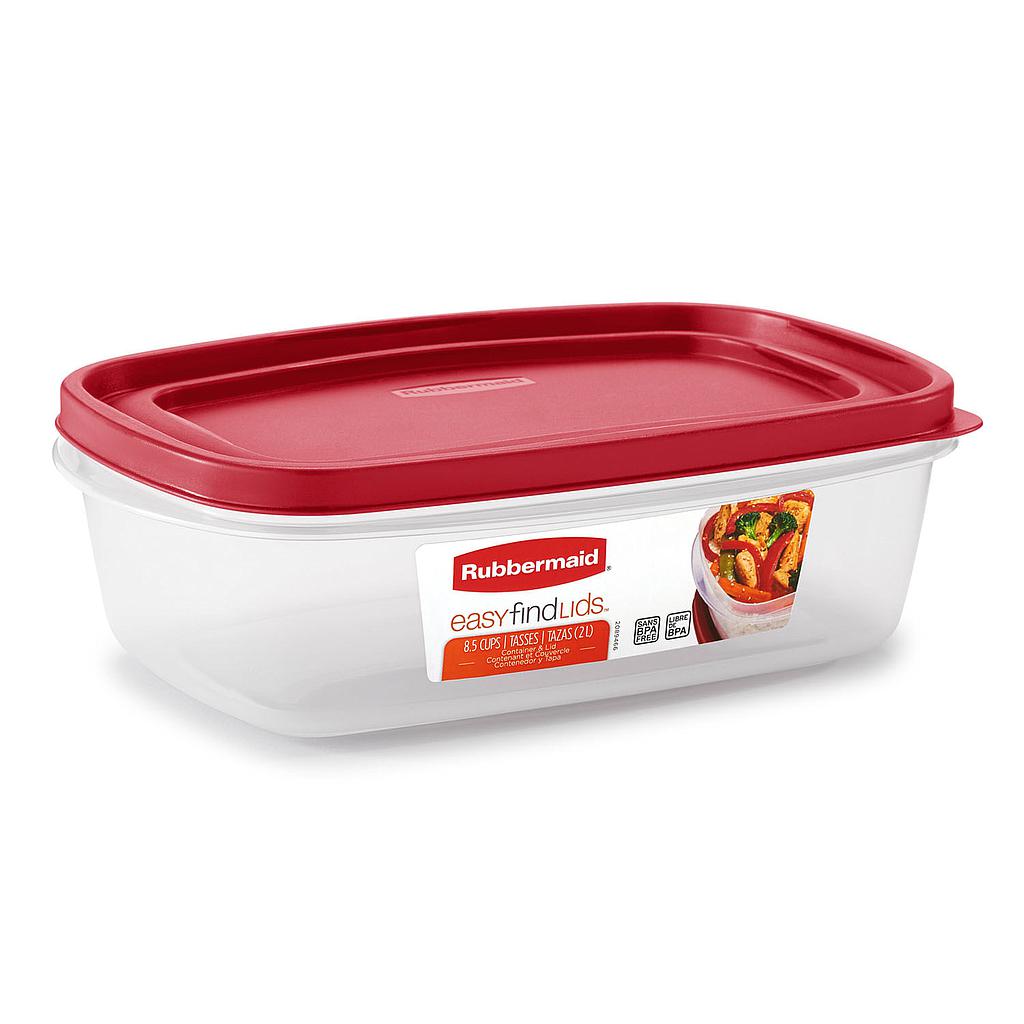 HERMETICO RECTANGULAR 2LT. RUBBERMAID EFL (2106999) 1