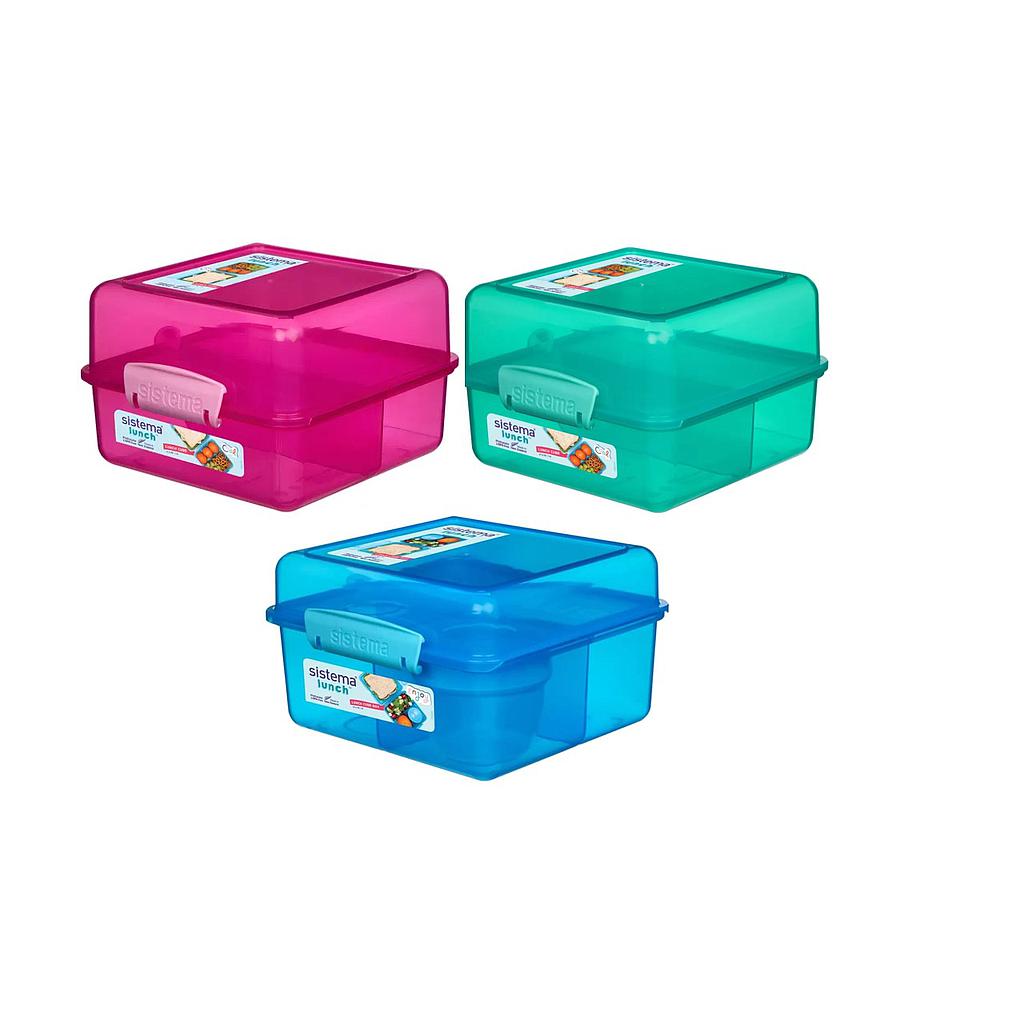 HERMETICO SISTEMA LUNCH CUBE TRENDS COLORES SURTIDOS  1,4LT. (31735) 1