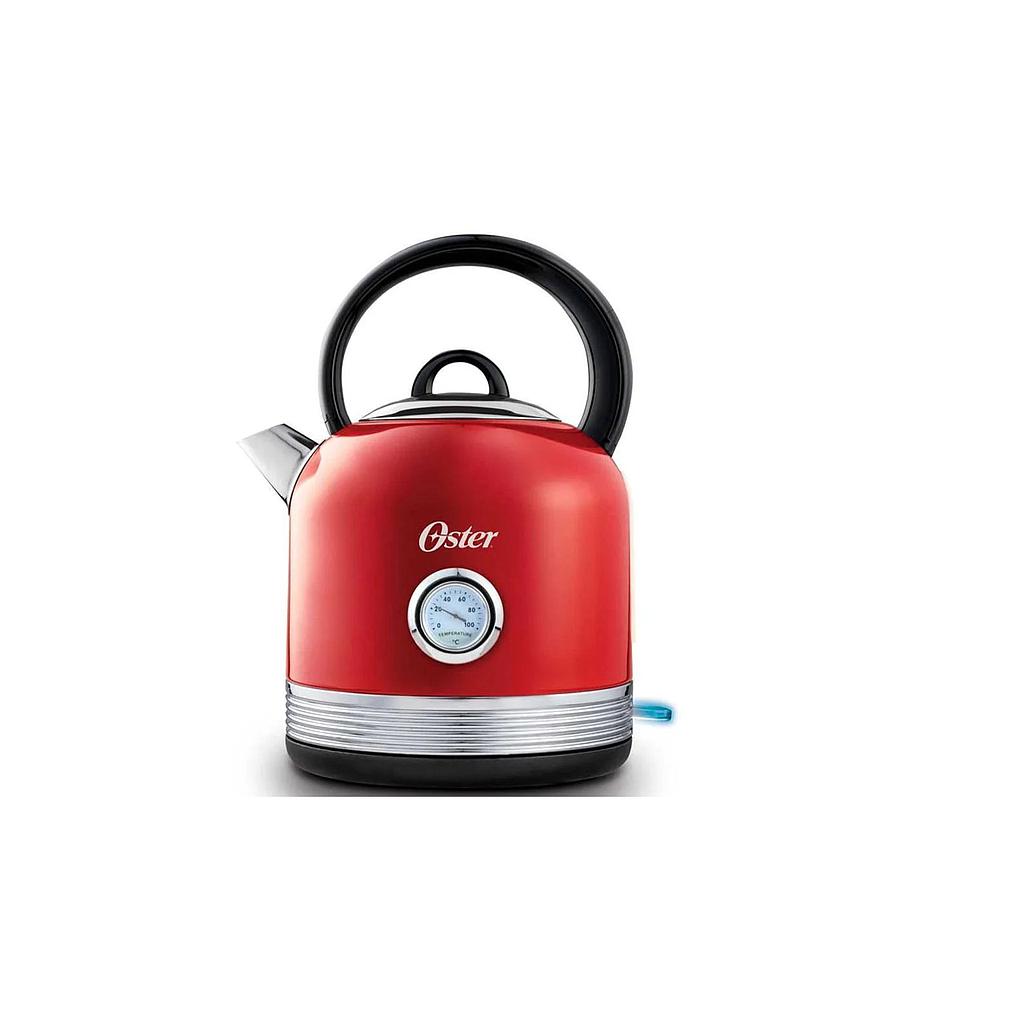 HERVIDOR OSTER ELECTRICO ROJO 2.5LTS. INOX. 1850 WATS BVSTKT900R-052 1