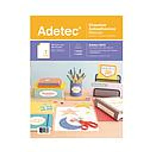 ETIQUETA LASER INK-JET ADETEC 216 x 279 mm 25 Hjs ( CH )