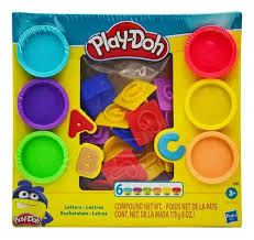 MASA PLAY-DOH LETRAS PACK 6 UNID. 3+ (X3698) 1