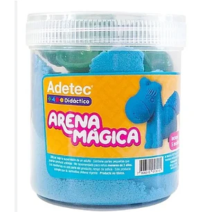 ARENA MAGICA ADETEC COLOR AZUL 450 GRS C/MOLDE