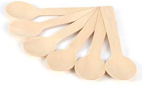 CUBIERTO CUCHARA DE MADERA GLAM BIODEGRADABLE 10Unid 1