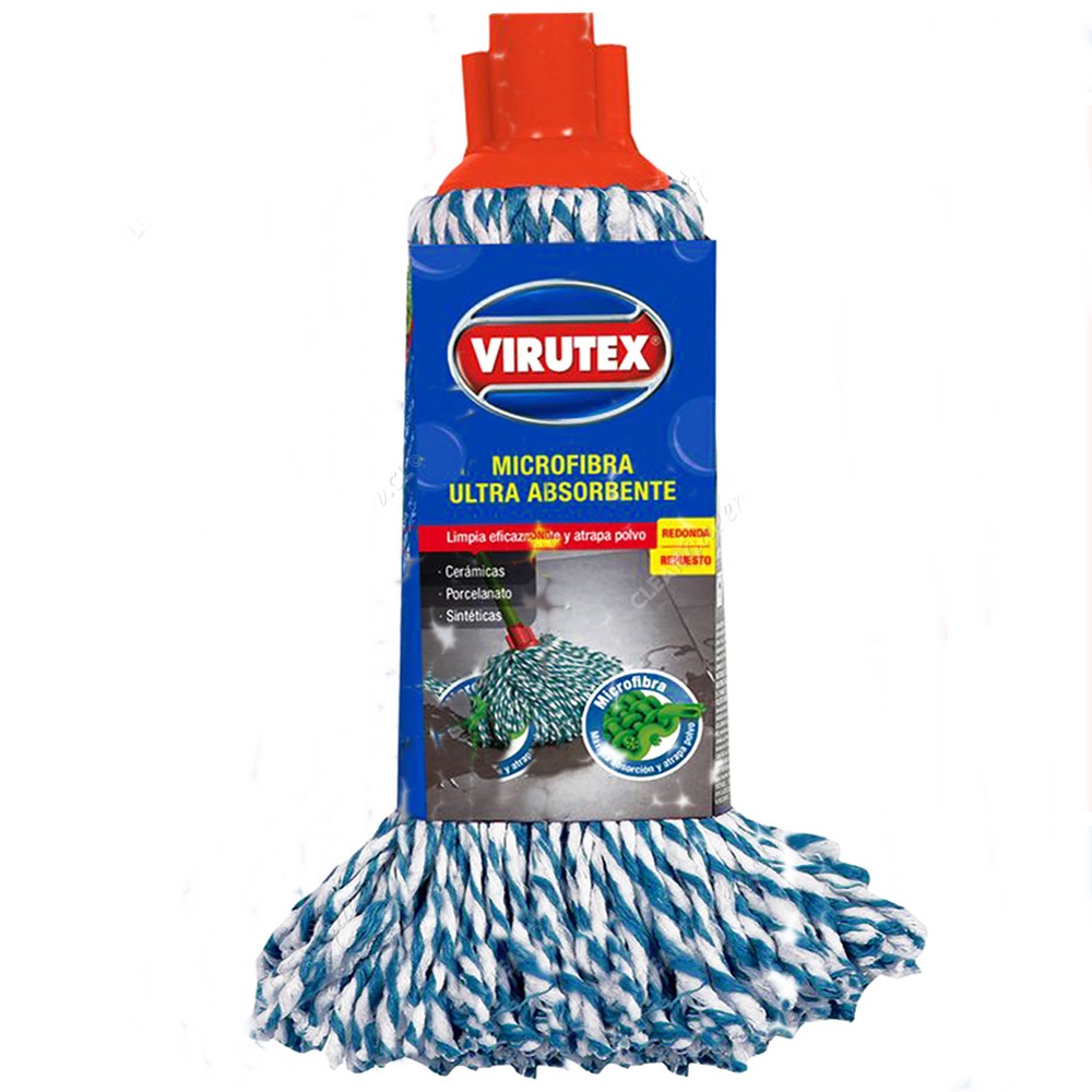 MOPA REDONDA VIRUTEX MICROFIBRA ULTRA ABSORVENTE 1