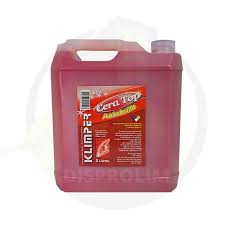 CERA ACRILICA KLIMPER AUTOBRILLO COLOR ROJA 5 LTS 1