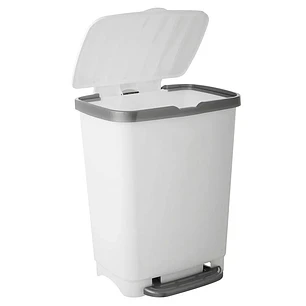 BASURERO PLASTICO CON TAPA Y PEDAL REYPLAST 25 LTS. 